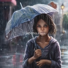 眼睛为你下着雨，心却为你撑着伞。